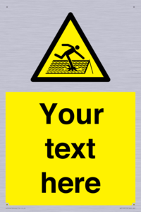 Custom Figure on Roof Sign